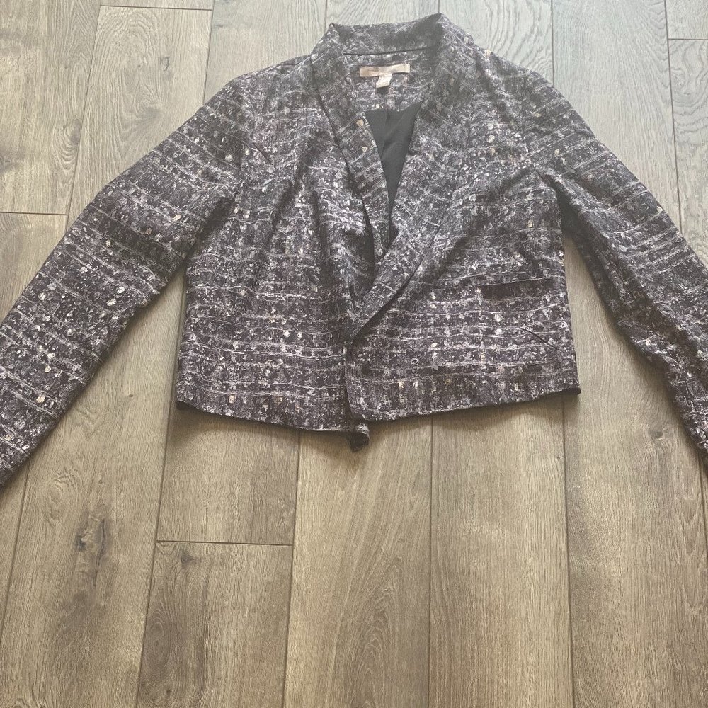 FOREVER 21-CROP BLAZER- SIZE US L